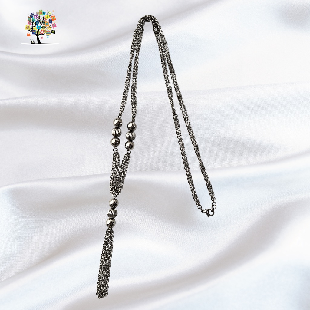Tassel Necklace Stainless Steel 29 23$